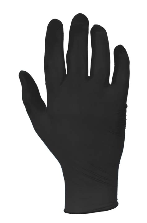 G1363 RS PRO | RS PRO Black Powder-Free Nitrile Disposable Gloves, Size ...