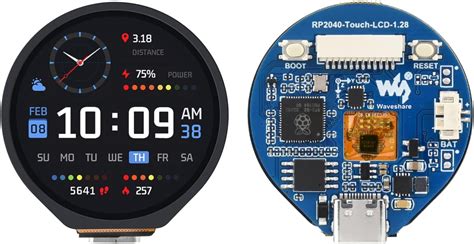 Waveshare 1.28inch Touch LCD for Raspberry Pi RP2040 with India | Ubuy
