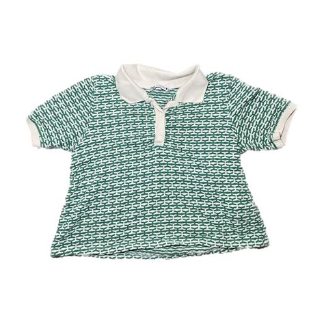 Zara Women's Green and White Shirt | Depop