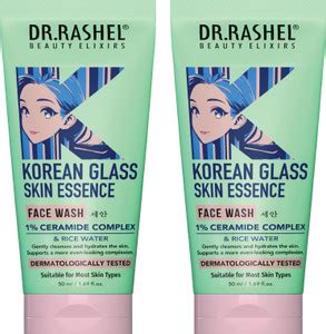DR.RASHEL Korean Glass Skin Essence Pack of 2 Face Wash - Price in ...