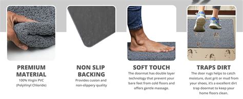 Buy DURO SOFT MATS Eco Non Slip PVC Door Mats for Home Entrance, Mat ...