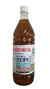 Taarjan Mustard Oil Kachi Ghani Sarso Oil 1 Ltr Bottle : Amazon.in ...