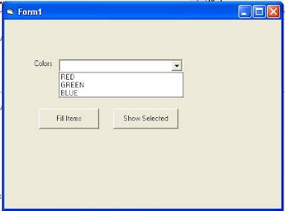 Image result for VB Combo Box Tutorial