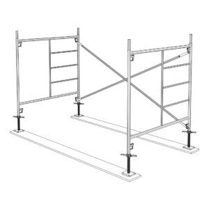 Image result for Scaffolding Using Two Ladders