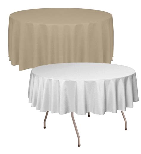 Poplin Round Tablecloth-Table Cloths | Georgia Expo