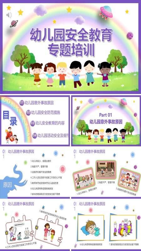 幼儿园安全培训PPT模板__课件|答辩_PPT_多媒体图库_昵图网nipic.com