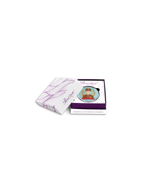 Precious Moments Personalised BIS Hallmarked Officer Promotion Silver ...