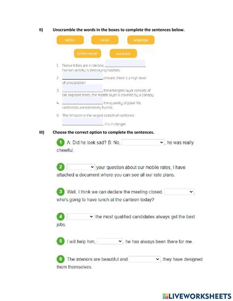 Rainforest Layers Worksheet 的图像结果