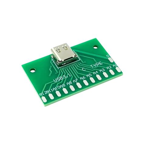 USB 3.1 Type-C Breakout Board USB 3.1 Female Socket – REES52
