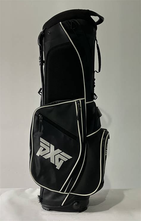 PXG Stand Bag Black White 4-Way Divide No Strap Golf Bag | SidelineSwap