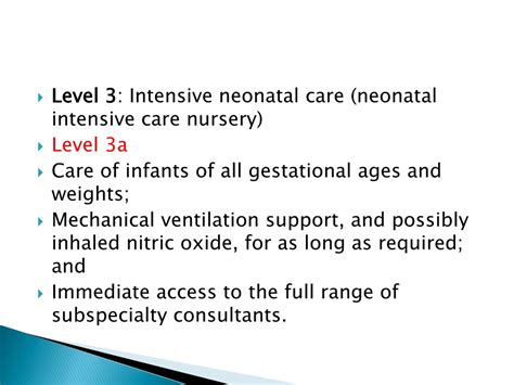 PPT - Standards for Neonatal Level of Care in Hospitals PowerPoint ...
