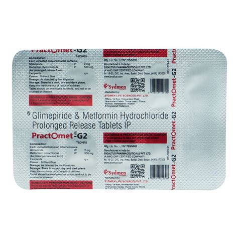 Practomet-G2 Tablet 10's Price, Uses, Side Effects, Composition ...