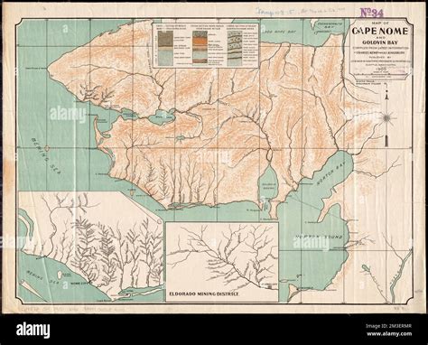 Map of Cape Nome and Golovin [sic] Bay , Seward Peninsula Alaska, Maps ...
