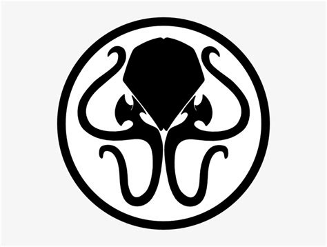 Head, Face And Main Tendrils - Cthulhu Logo Transparent Transparent PNG ...