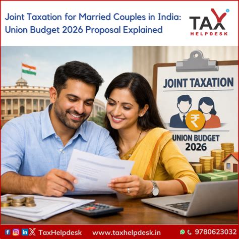 Joint Taxation for Married Couples in India: Union Budget 2026 Proposal ...