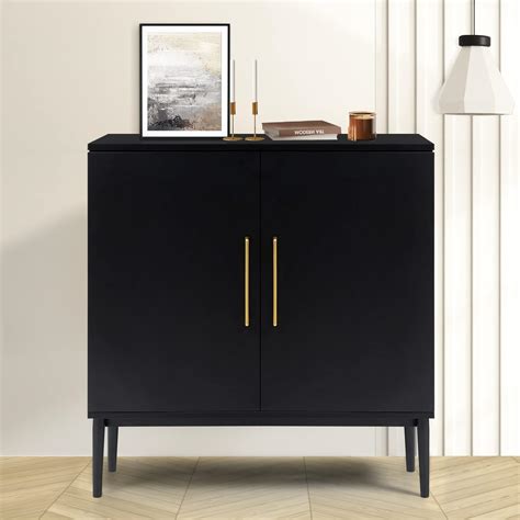 KFO Accent Cabinet with Door, Black Sideboard, | Ubuy India