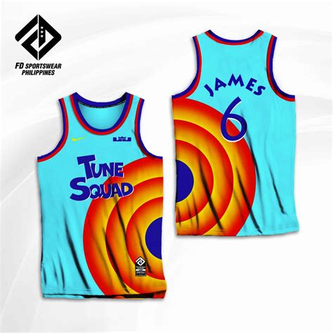 SPACE JAM 2 TUNE SQUAD TUNESQUAD FULL SUBLIMATED JERSEY | Shopee ...