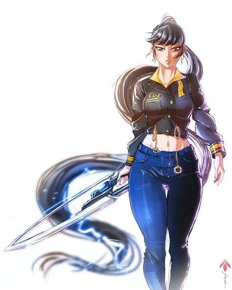 eve (stellar blade) drawn by fleurashdesign | Danbooru