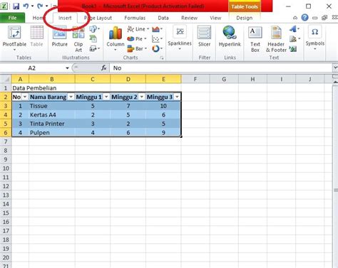 [Tutorial] Cara Membuat Y Topi Di Excel | Dengan Gambar - Panduan Ms ...