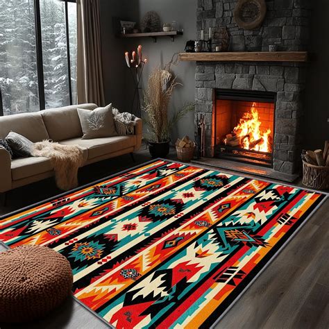 Amazon.com: Yoozitrees Native American Rugs for Living Room - Native American Rug, 5x8 Rug ...