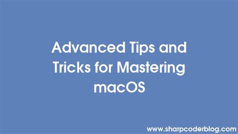 Image result for MacOS Tips and Tricks