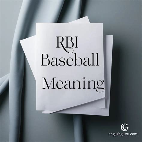 15+ RBI Baseball Meaning