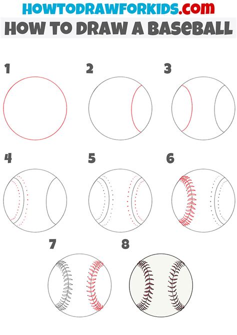 Simple Baseball Drawing 的图像结果