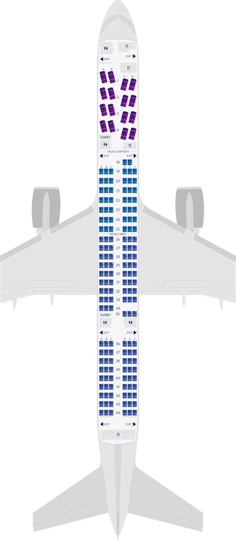 Boeing 757-200 Seat Maps, Specs & Amenities | Delta Air Lines