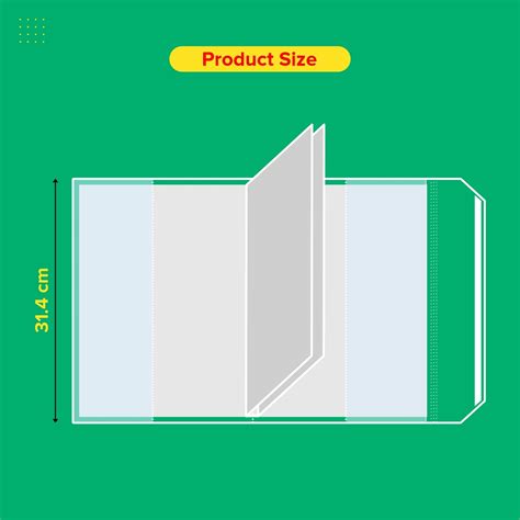 Book Cover Jackets with Adjustable Flap & Sealing Tape – Transparent S ...