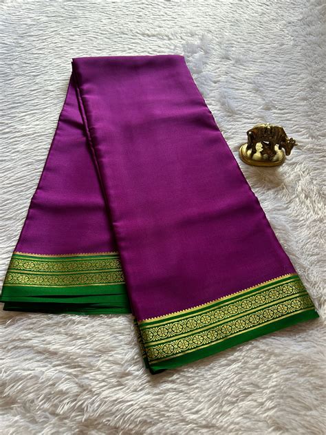 Pushpavathi (2D) : Purple-green – Nalmè Saree Studio