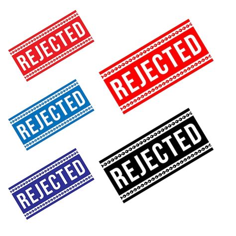 Image result for Rejected Stamp Vector