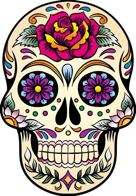 Printable Sugar Skull Designs