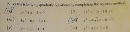 Q.59please solve question number 5)[tex]5x {2}^{2} - 6x - = 0[/tex ...