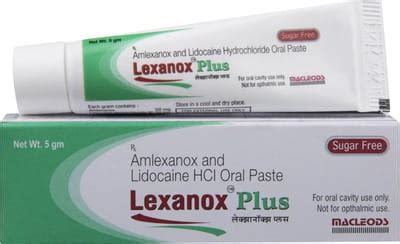 Lexanox Plus Sugar Free Tube Of 5gm Paste: Uses, Side Effects, Price ...