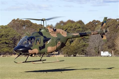 Canberra, Australia. 12 August 2005. A Bell OH-58 Kiowa observation and ...