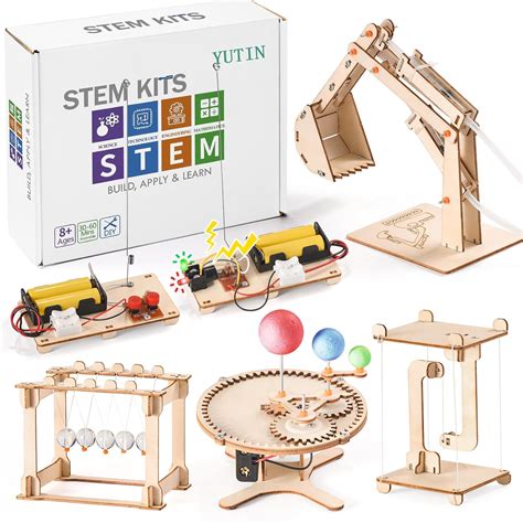 Buy STEM Science Kits for Kids Ages 8-12 8-10, Wood Building Crafts ...