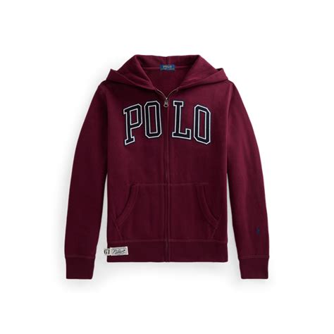 Logo Fleece Full-Zip Hoodie for Boys | Ralph Lauren® IN