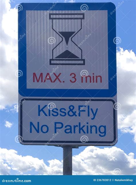 Kiss & Fly / No Parking Sign Stock Photo - Image of kiev, flights ...