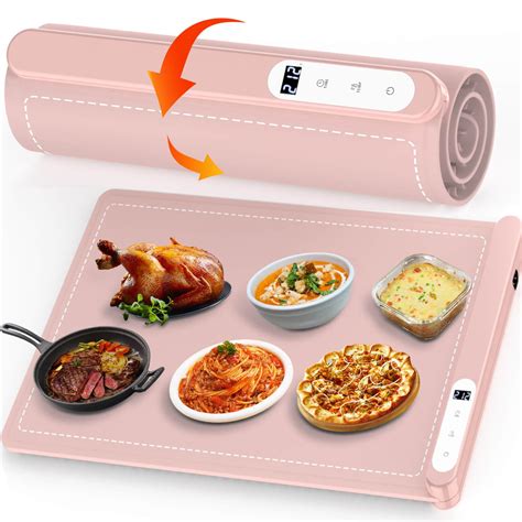 Amazon.com: Food Warming Mat - 6 Temperature Settings Graphene Full ...