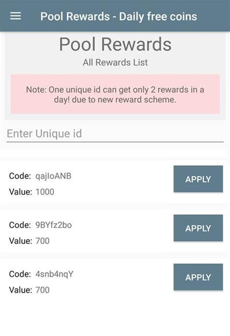 Image result for Pool App Rewards