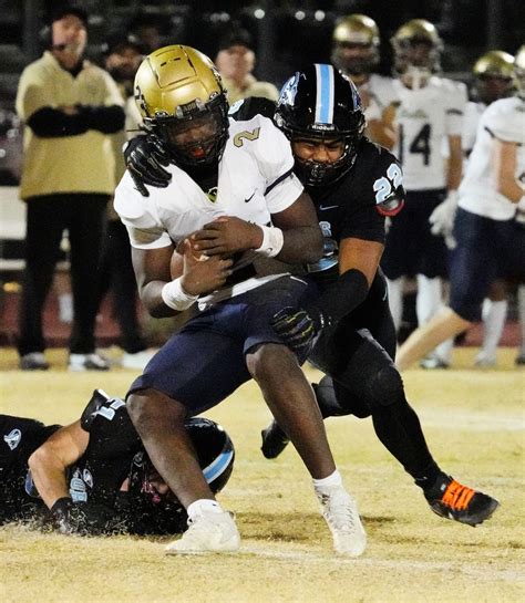 Views at Raymond S Kellis high school football playoff game at Cactus