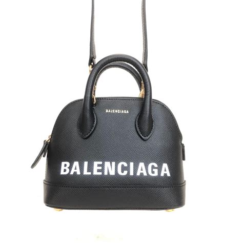 balenciaga canta handle ville top xxs siyah 19x15cm