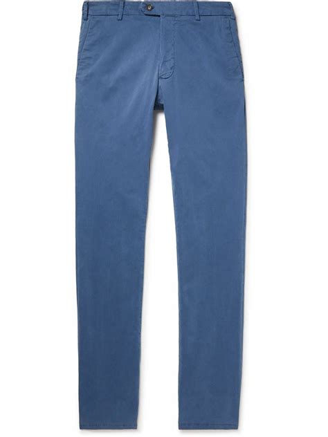 Peter Millar - Concorde Garment-Dyed Stretch-Cotton Twill Trousers ...