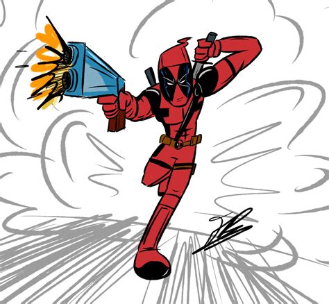 Image result for Deadpool Speed Drawing