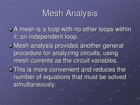 Image result for Mesh Analysis Tutorial