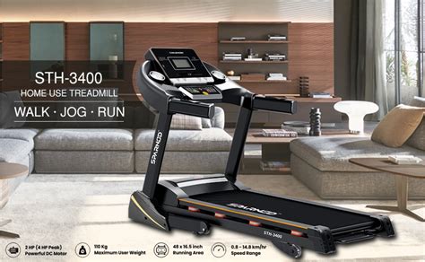 STH-3400 - Foldable Sturdy treadmill with Shock Absorption