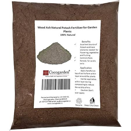Purvina ® 100% Natural Firewood Ash for Plant Growth - 1 kg | Natural ...