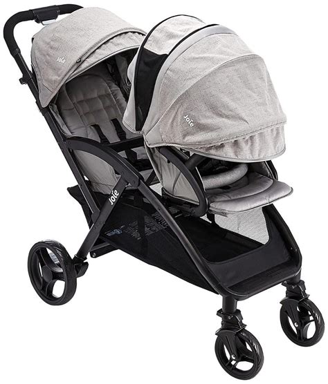 Buy Joie Evalite Duo Baby Stroller - Double Baby Pram with Single Touch ...
