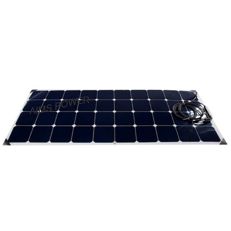 AIMS Power 1-Module 51.875-in x 21.375-in 130-Watt Solar Panel ...