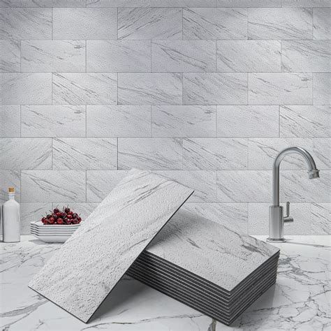 Art3d 102-Piece Peel and Stick Tile Backsplash for Kitchen Bathroom ...